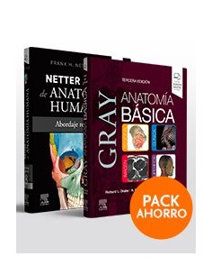 LOTE GRAY ANATOMIA BASICA 3ª ED ATLAS DE ANATOMIA HUMANA 8